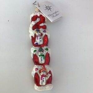 Christopher Radko Millennium Magic Y2K 2000 Christmas ornament